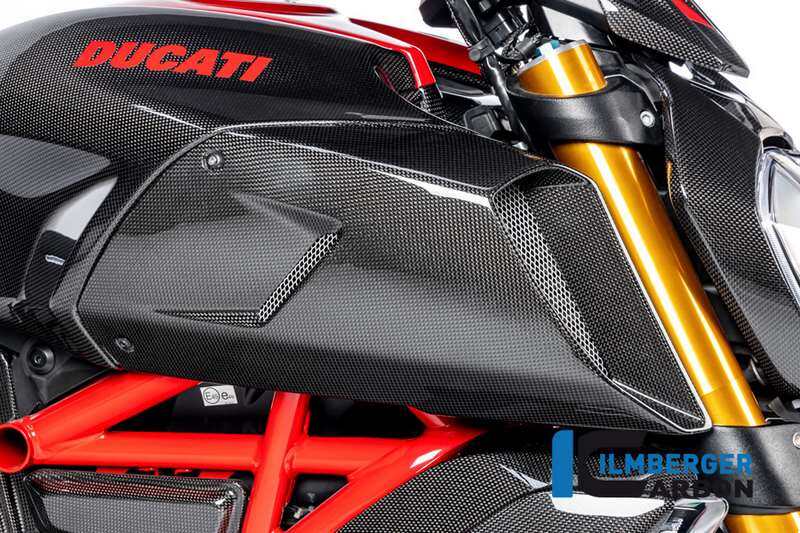 ILMBERGER イルムバーガー エアチューブカバー 右側 グロス DIAVEL 1260 DUCATI ドゥカティ エアスクープ・エアダクト 外装｜ウェビック　店