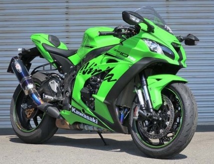 BEET ビート NASSERT(ナサート) Evolution TypeII スリップオンマフラー ZX-10RR KAWASAKI カワサキ マフラー サイレンサータイプ：ブルーチタン｜ウェビック　店