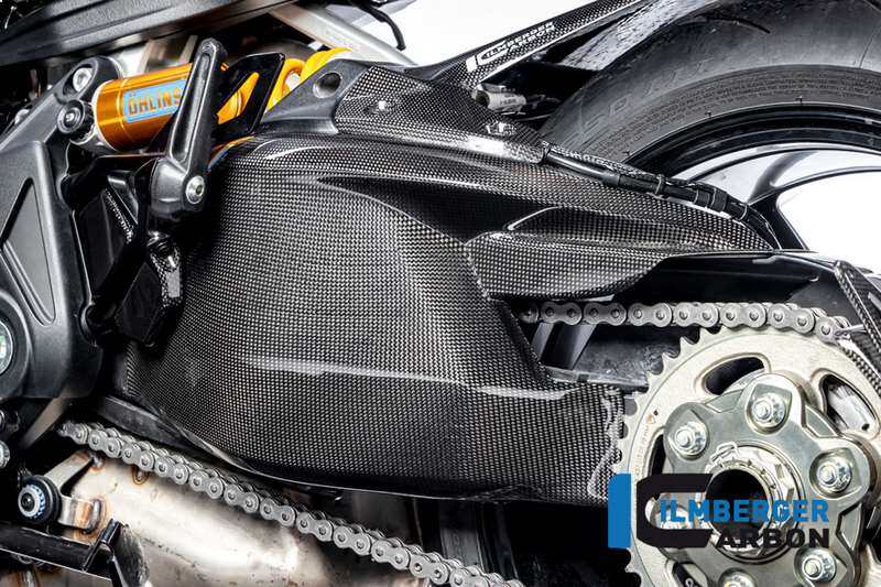 ILMBERGER イルムバーガー 上部チェーガード付スイングアームカバー(光沢仕上げ) DIAVEL 1260 DUCATI ドゥカティ スイングアームカバー・プロテクター 外装