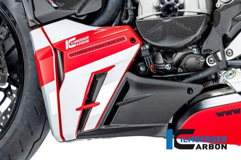 ILMBERGER イルムバーガー ベリーパンインサート 左 グロス STREETFIGHTER V2 DUCATI ドゥカティ アンダーカウル カウル関連 外装