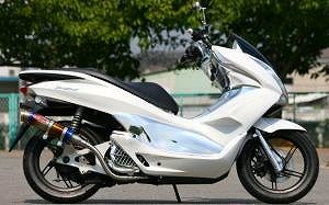 K2TEC ケイツーテック GPスタイルエキゾースト GP-R STD チタンサイレンサー (3ピースタイプ) PCX150 HONDA ホンダ フルエキゾーストマフラー マフラー