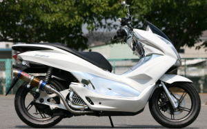 K2TEC ケイツーテック GPスタイルエキゾースト GP-R STD チタンサイレンサー (M1タイプ) PCX125 HONDA ホンダ フルエキゾーストマフラー マフラー