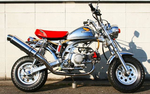 K2TEC ケイツーテック MIRAC [ミラク] 3ピースSUS [サス] モンキー モンキーBAJA モンキーR モンキーRT HONDA ホンダ フルエキゾーストマフラー マフラー