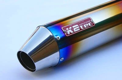 K2TEC ケイツーテック 汎用サイレンサー チタン STD Motard 100・520・50.8／P50 フック 補修・汎用サイレンサー マフラー