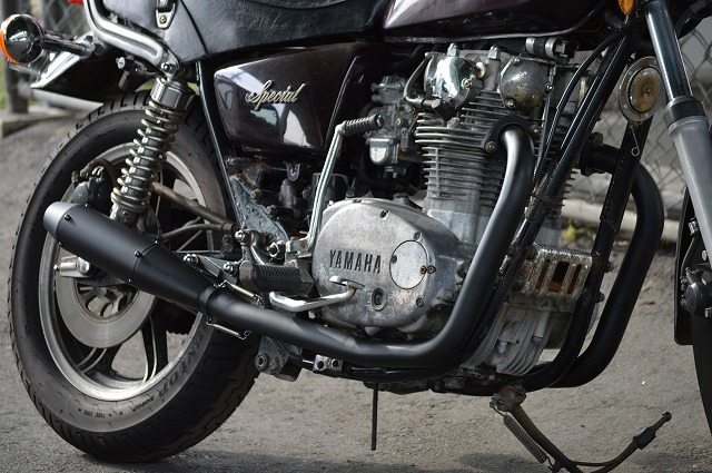AN-BU アンブ XS650sp用フルエキマフラーTYPE1 XS650 SP YAMAHA ヤマハ フルエキゾーストマフラー マフラー