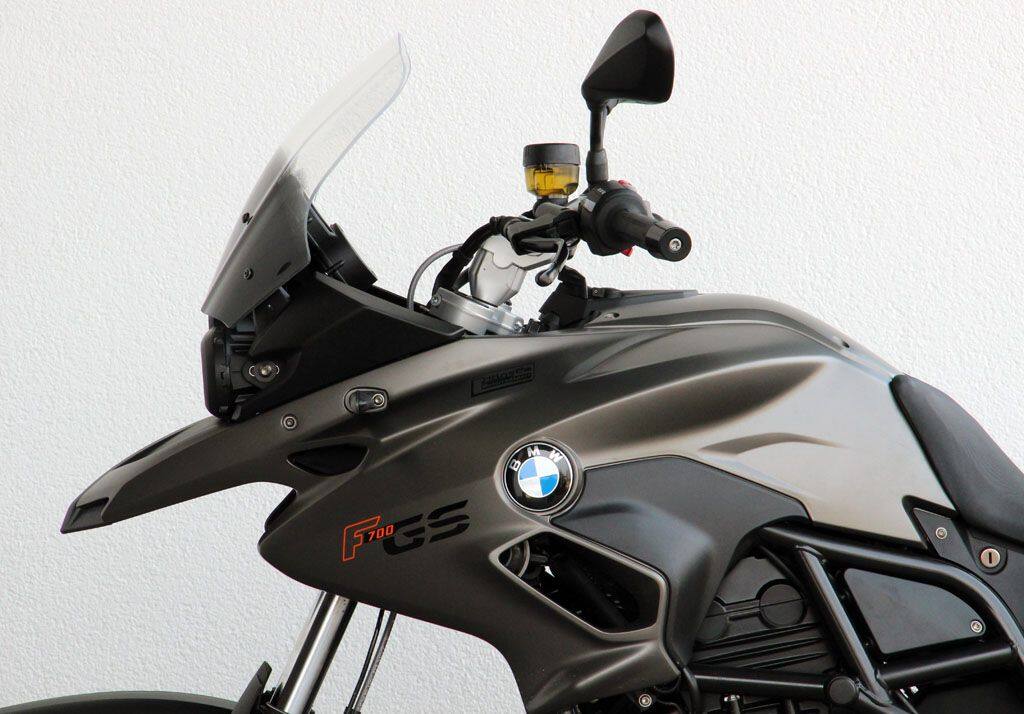 MRA エムアールエー スクリーン ツーリング F700GS BMW 外装 カラー：ブラック/グラデーション無し