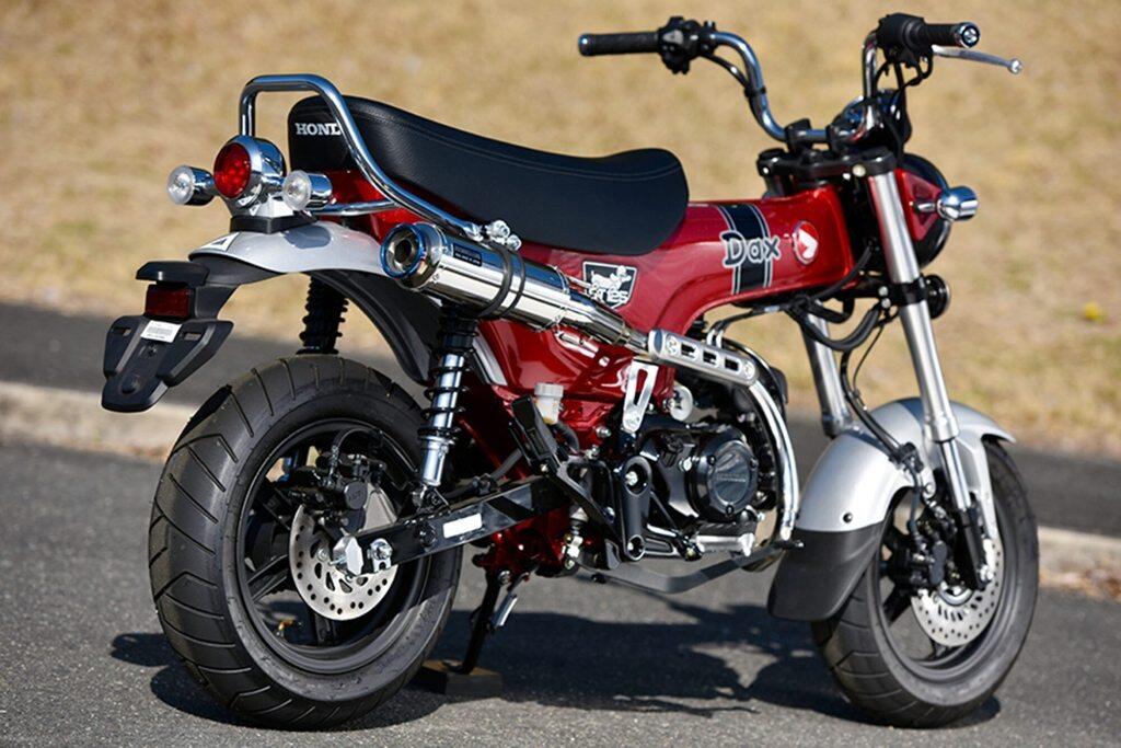 BEAMS ビームス R-EVO TYPE C 政府認証 DAX125 HONDA ホンダ フルエキゾーストマフラー マフラー サイレンサータイプ：ステンレスサイレンサー／重量：3.0kg【純正5.4kg】
