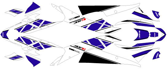 MDF エムディーエフ 車種別グラフィックデカールキット 06-07YZF-R6 ストロボ YZF-R6 YAMAHA ヤマハ グラフィックキット 外装 ■コンプリートデカール（フルセット）