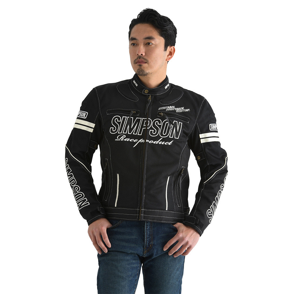 楽天市場】SIMPSON シンプソン NSM-2204L Riders Mesh Jacket