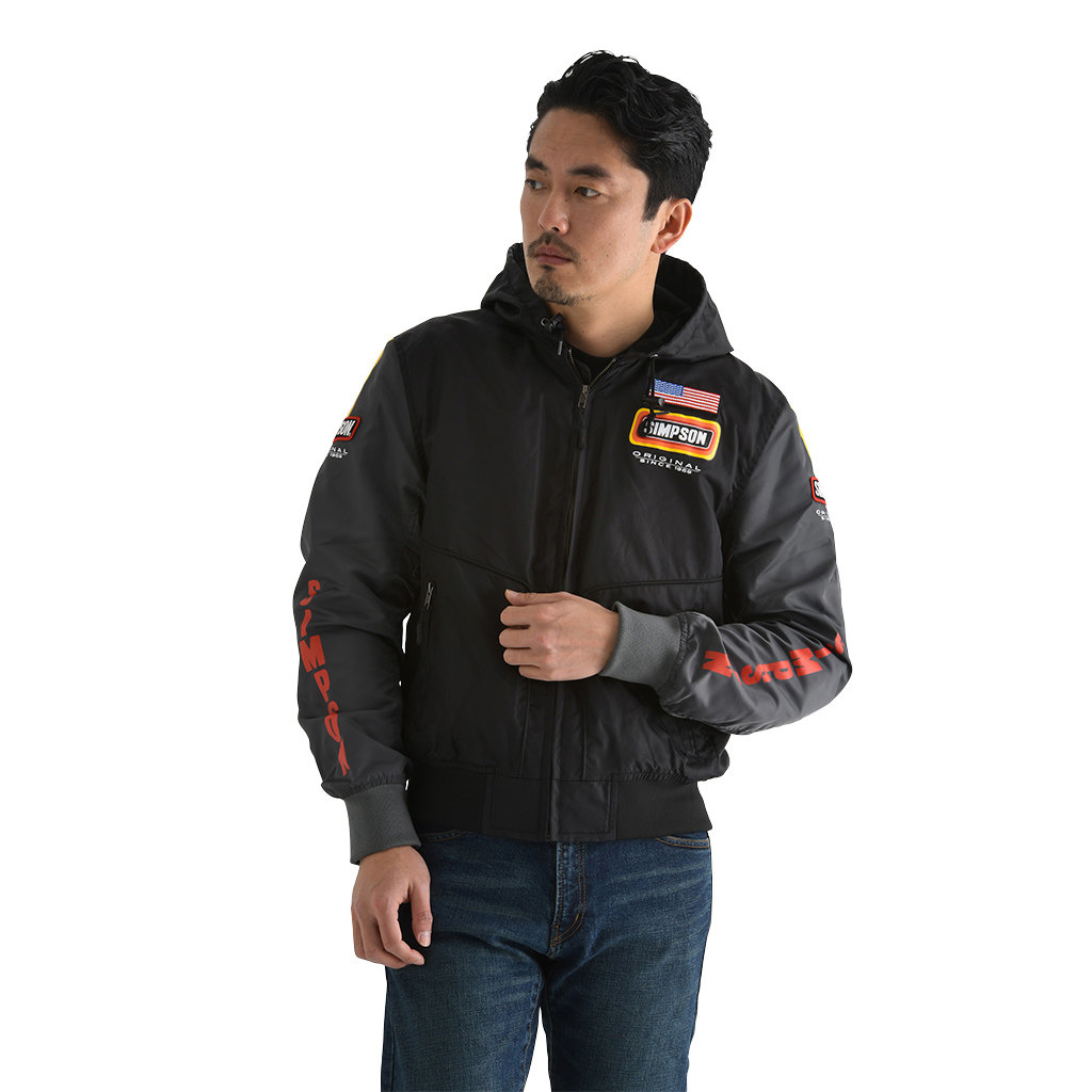 SIMPSON シンプソン NSM-2206 Riders VintageLogo Hoodies［ライダース ヴィンテージロゴ フーディー］ オールシーズンジャケット ジャケット アパレル｜ウェビック　店