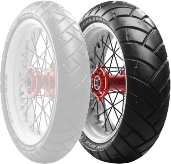 AVON エイボン AV54 TrailRider【150/70R18 70V TL】トレールライダータイヤ CRF1000L アフリカツイン Adventure Sports CRF1100L テネレ700 GPZ900R ZRX400 ZRX400II SPORTSTER ROADSTER TUAREG 660 NORDEN 901 TIGER 1200 GT 1190 ADVENTURE R 790 オフロードタイヤ