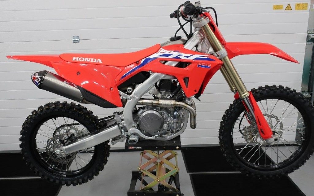 DVR ディーブイアール MXヘキサゴンシングルエキゾースト フルシステム CRF450R HONDA ホンダ フルエキゾーストマフラー マフラー タイプ：チタン＋アルミ／カーボンサイレンサー