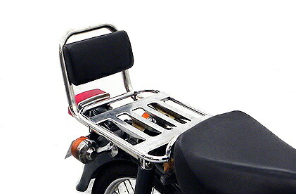 WirusWin ウイルズウィン バックレスト付き タンデムバー スーパーカブ90 HONDA ホンダ グラブバー・タンデムバー・シーシーバー 外装