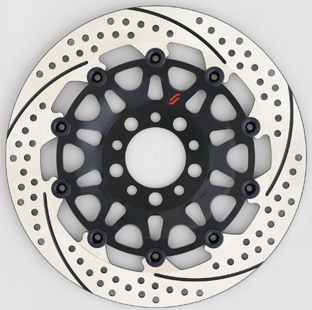 SUNSTAR サンスター プレミアムレーシング 'ホール＆スリットタイプ' フロントディスクローター GPZ1100 W400 W650 W800 Z1000 Z750 ZEPHYR χ ZEPHYR750 RS ZR-7 S ZRX ZXR400 ZXR400R ZZR400 ZZR600 GSX250FX KAWASAKI カワサキ SUZUKI スズキ ブレーキディスクローター