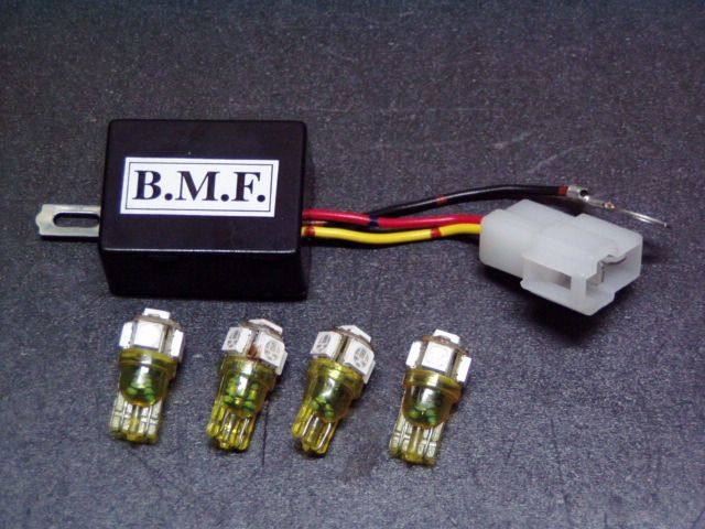 B-MOON FACTORY ビームーンファクトリー LEDウインカーバルブ/デジタルリレーセット AXIS90 [アクシス] YAMAHA ヤマハ ウインカーリレー 灯火類 電装系