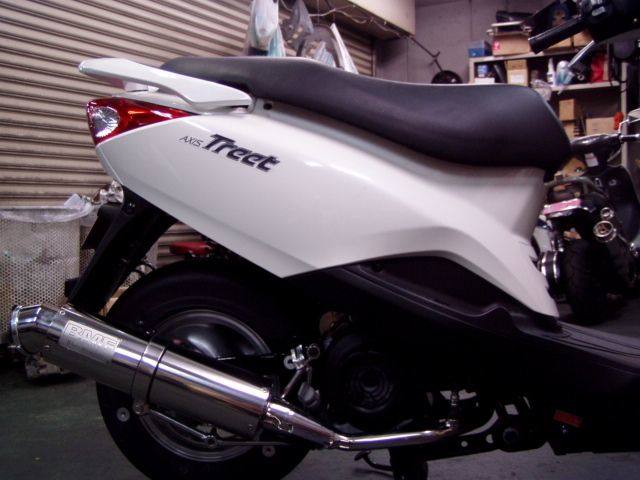 B-MOON FACTORY ビームーンファクトリー ハイパワーステンレスマフラー AXIS50 [アクシス] アクシストリート YAMAHA ヤマハ フルエキゾーストマフラー マフラー