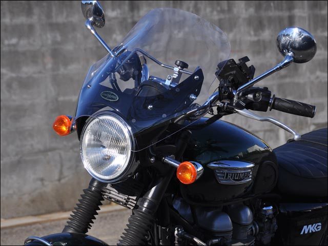 CHIC DESIGN シックデザイン ガイラシールド Bonneville TRIUMPH トライアンフ スクリーン 外装|ウェビック 店