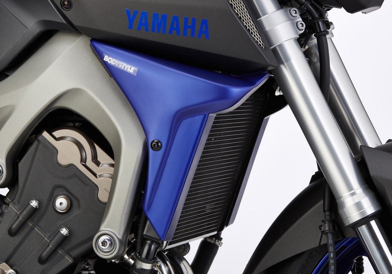 BODY STYLE ボディースタイル ラジエーターカバー(Sportsline radiator side cover) MT-09 YAMAHA ヤマハ ラジエーター 冷却関連 エンジン カラー:無塗装(unpainted)|ウェビック 店