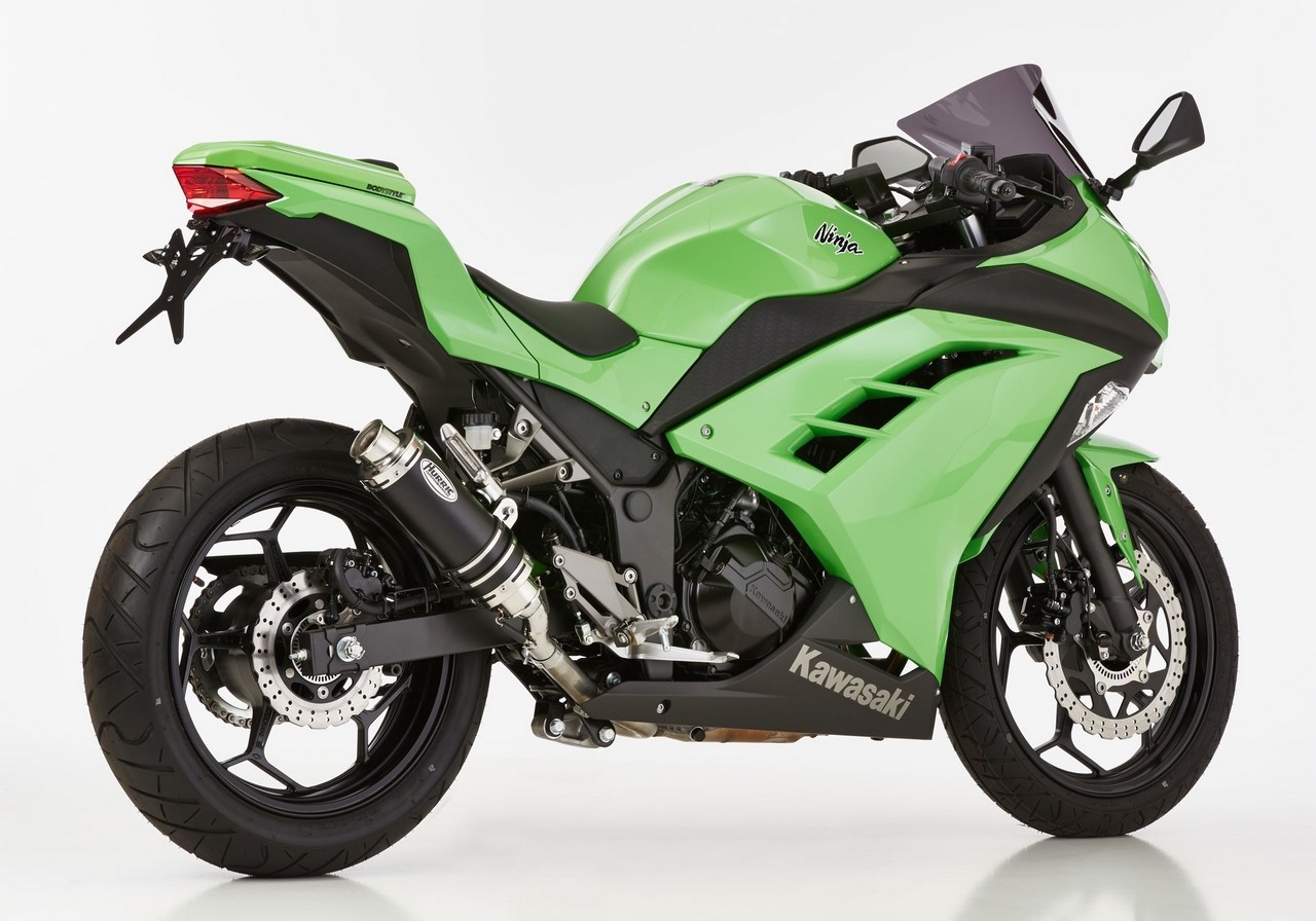 HURRIC フリック スリップオンマフラー スーパースポーツ [ラウンドタイプ] (SUPERSPORT) Ninja 300 Z300 KAWASAKI カワサキ マフラー｜ウェビック　店