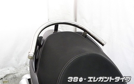 WirusWin ウイルズウィン 38Φタンデムバー エレガントタイプ バーグマン200 SUZUKI スズキ グラブバー・タンデムバー・シーシーバー 外装