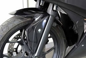 EIGHT(才谷屋) エイト(サイタニヤ) フロントフェンダー YZF-R25 YZF-R3 MT-25 YAMAHA ヤマハ フェンダー関連 外装 カラー：黒ゲル仕上げ