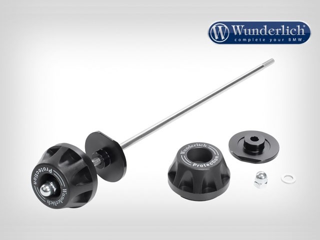 Wunderlich ワンダーリッヒ リアアクスルクラッシュプロテクター レーシング F750GS F800GS F850GS Adventure F900GS F900R F900XR M1000RR M1000R S1000RR S1000R S1000XR BMW アクスルスライダー フレーム