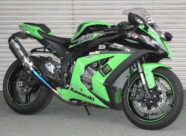 BEET ビート NASSERT(ナサート) R Evolution TypeII スリップオンマフラー ZX-10R KAWASAKI カワサキ マフラー サイレンサータイプ：クリアチタン