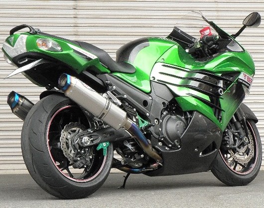 BEET ビート NASSERT(ナサート) Evolution TypeII T-2 フルエキゾーストマフラー Ninja ZX-14R KAWASAKI カワサキ マフラー サイレンサータイプ:ステンブラック|ウェビック 店