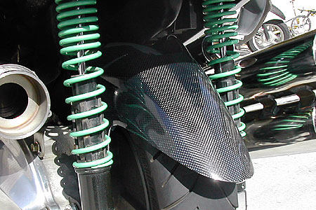 WirusWin ウイルズウィン カーボンリアフェンダー フォルツァMF06 HONDA ホンダ リアフェンダー フェンダー関連 外装