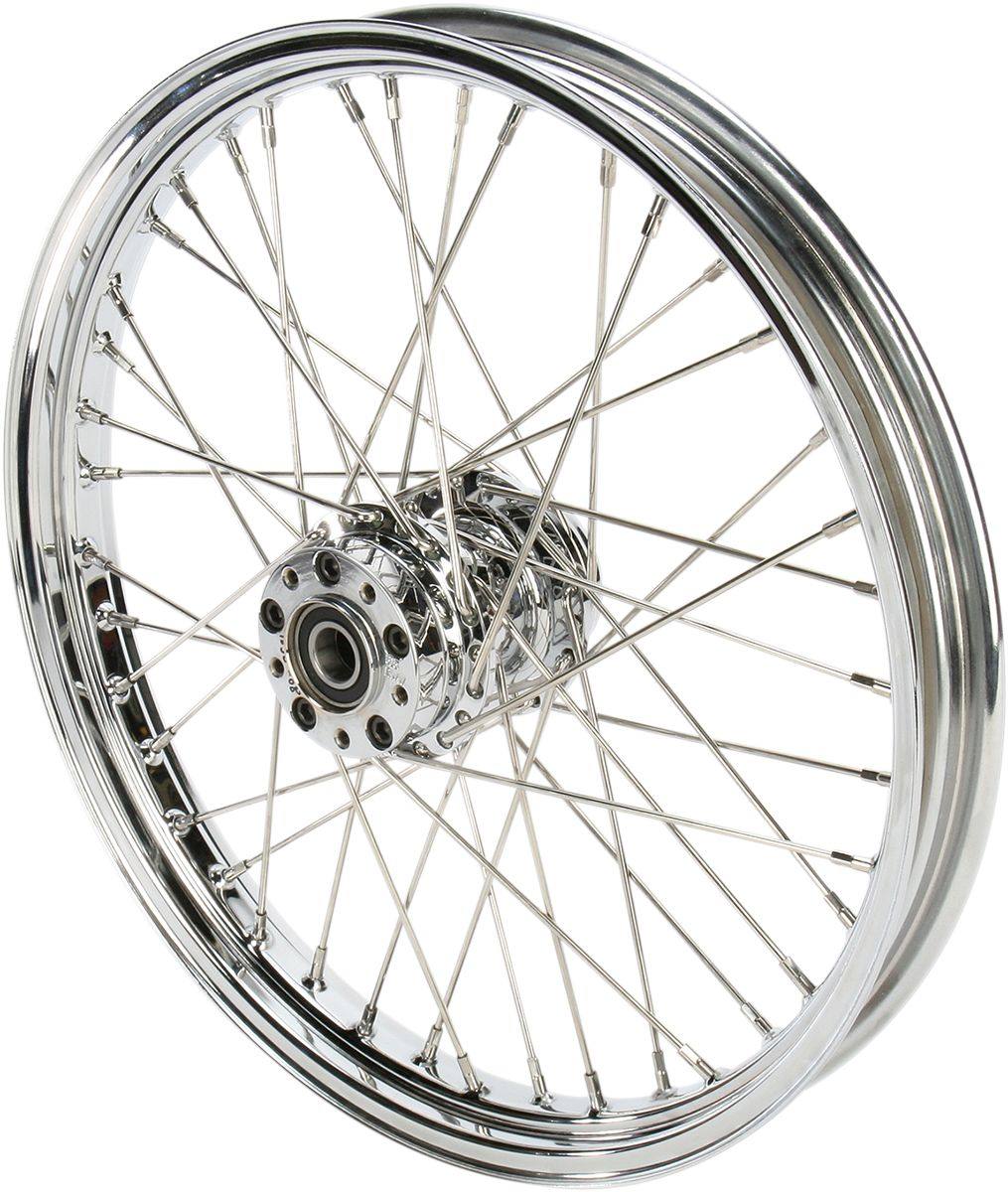 Drag Specialties ドラッグスペシャリティーズ フロントホイール 21 40スポーク FXST 2008-10 【WHEEL FT 40S 08-10FXST [0203-0390]】 Softail Custom EFI - FXSTC 2008 2010 Night Train FXSTB 2009 HARLEY-DAVIDSON ハーレーダビッドソン ホイール ホイール関連 足回り｜ウェビック　店