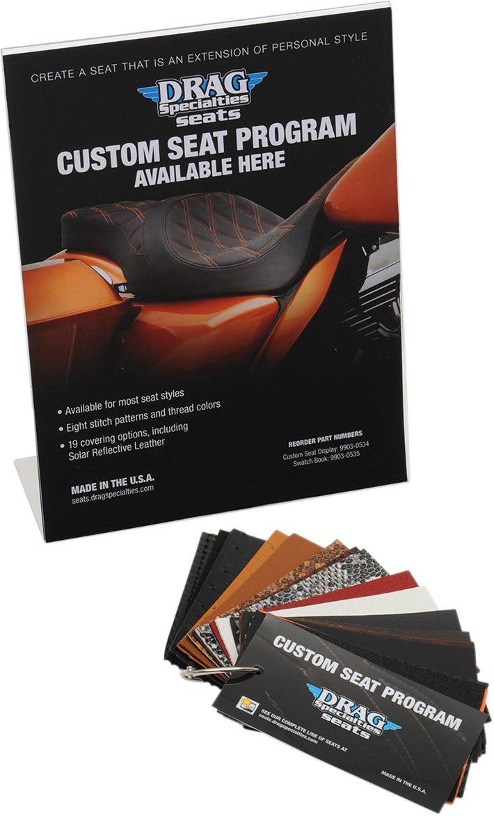 Drag Specialties ドラッグスペシャリティーズ ディスプレードラッグシート 2016 【DISPLAY DRAG SEATS [9903-0534]】 ホイール ホイール関連 足回り
