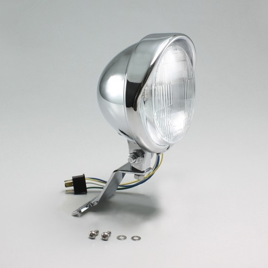 HURRICANE ハリケーン 5.5ベーツバイザータイプヘッドライトキット エストレヤ KAWASAKI カワサキ ヘッドライト 灯火類 電装系|ウェビック 店