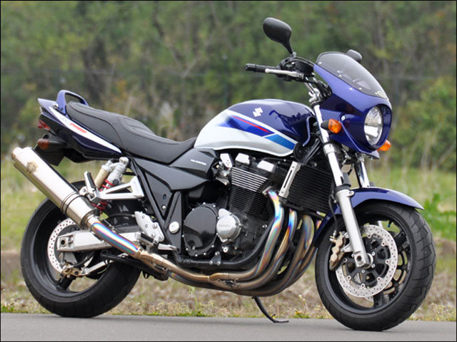 CHIC DESIGN シックデザイン ロードコメット2 GSX1400 SUZUKI スズキ ビキニカウル カウル関連 外装 スクリーンカラー：スモーク / カラー：パールスズキディープブルー