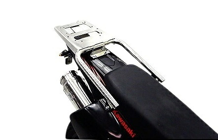 WirusWin ウイルズウィン リアボックス用ベースブラケット付きタンデムバー Dトラッカー KAWASAKI カワサキ グラブバー・タンデムバー・シーシーバー 外装|ウェビック 店