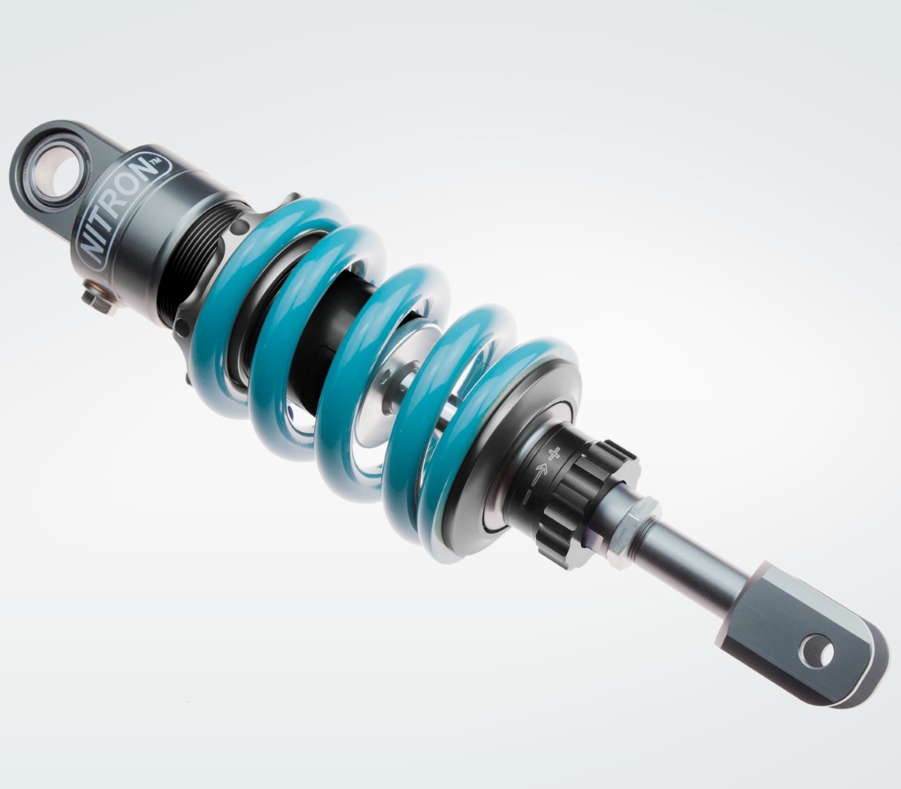 NITRON ナイトロン リアサスペンションミニショック MINI R1 シリーズ RAIDER R150 SUZUKI スズキ リアサスペンション サスペンション 足回り スプリングレート：18KG/mm / ダンパーロッドコーティング(DLC)：なし / ハイドロリックプリロードアジャスター(HPA)：なし｜ウェビック　店 56,390円