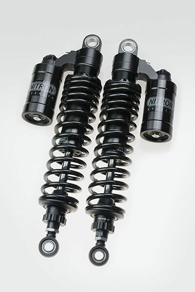 NITRON ナイトロン リアサスペンションツインショック STEALTH TWIN R3シリーズ V-MAX YAMAHA ヤマハ リアサスペンション サスペンション 足回り テーマカラー：ステルス / スプリングカラー：ターコイズ / ハイドロリックプリロードアジャスター(HPA)：なし｜ウェビック　店