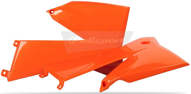 POLISPORT ポリスポーツ シュラウド セット 125 SX 250 SX-F EXC EXC-F 150 XC XC-F XC-W 350 200 300 450 505 500 XCF-W KTM ラジエーター 冷却関連 エンジン