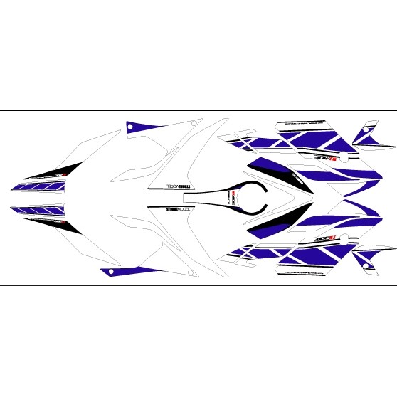 MDF エムディーエフ 車種別グラフィックデカールキット YZF-R3/R25 YZF-R3 YZF-R25 YAMAHA ヤマハ グラフィックキット 外装 ■コンプリートデカール(フルセット)|ウェビック 店