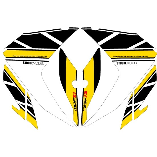 MDF エムディーエフ 車種別グラフィックデカールキット YZF-R3/R25 YZF-R3 YZF-R25 YAMAHA ヤマハ グラフィックキット 外装 フロントサイド部分、左右セット