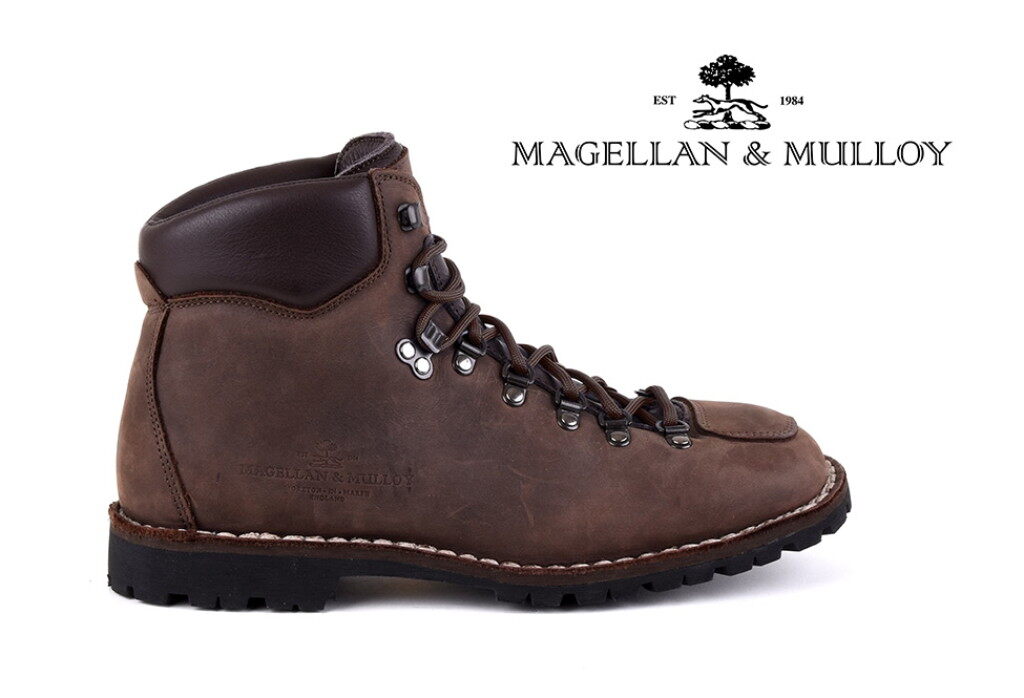 MAGELLAN＆MULLOY マゼラン＆ムロイ バイカーブーツ［ダークブラウン／ブラウン］ライディングシューズ ライディングシューズ フットウェア