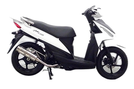 WirusWin ウイルズウィン ロイヤルマフラー バズーカータイプ アドレス110 SUZUKI スズキ フルエキゾーストマフラー マフラー