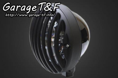 Garage T&F ガレージ 5.75インチバードゲージヘッドライト ヘッドライト 灯火類 電装系 バードゲージカバー：ブラック仕上げ