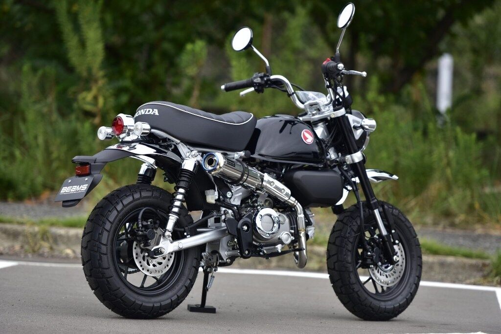 BEAMS ビームス R-EVO TYPE C 政府認証 モンキー125 HONDA ホンダ フルエキゾーストマフラー マフラー サイレンサータイプ：ステンレス(重量：2.75kg【純正5.1kg】)｜ウェビック　店