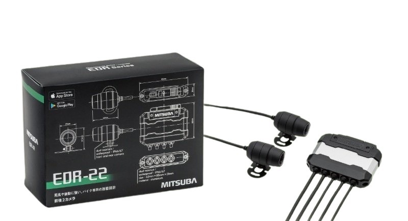 MITSUBA ミツバサンコーワ バイク専用ドライブレコーダー EDR-22 シリーズ【ドラレコ】 ドライブレコーダー バイク用カメラ 電子機器類｜ウェビック　店