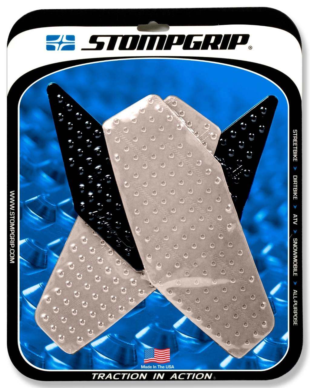 STOMPGRIP ストンプグリップ トラクションパッド ストリートバイクキット【VOLCANO】 YZF-R6 YAMAHA ヤマハ ニーグリップパッド タンク関連 外装|ウェビック 店