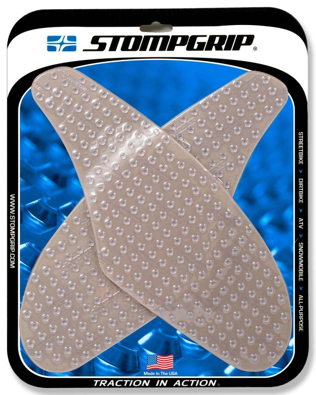 STOMPGRIP ストンプグリップ トラクションパッド ストリートバイクキット【VOLCANO】 ZX-10R KAWASAKI カワサキ ニーグリップパッド タンク関連 外装｜ウェビック　店