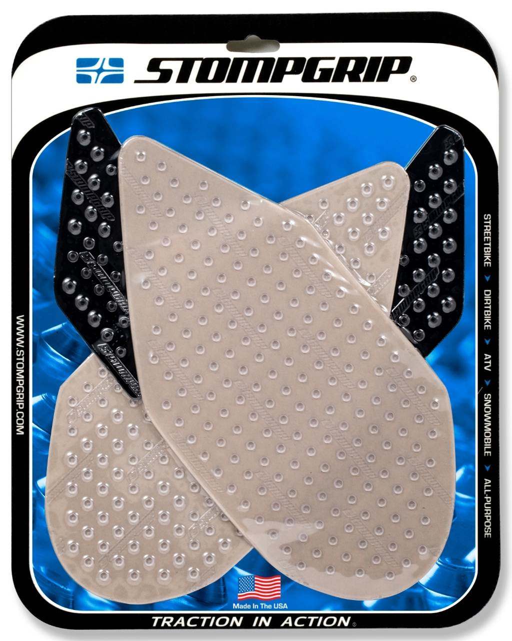 STOMPGRIP ストンプグリップ トラクションパッド ストリートバイクキット【VOLCANO】 GSXR1000 SUZUKI スズキ ニーグリップパッド タンク関連 外装