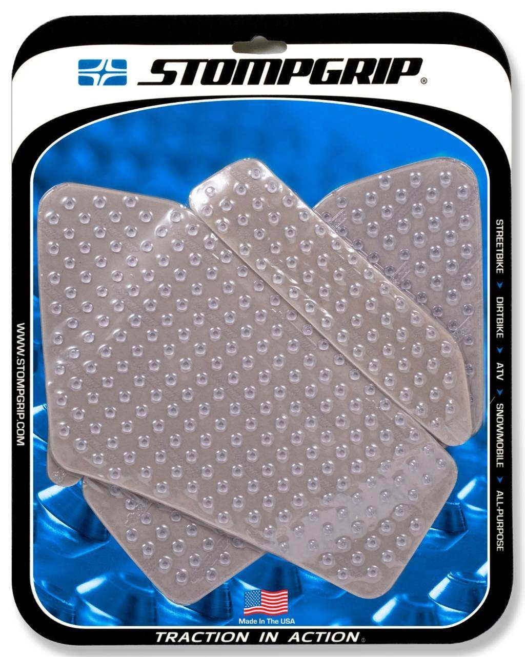 STOMPGRIP ストンプグリップ トラクションパッド ストリートバイクキット【VOLCANO】 DAYTONA650 TRIUMPH トライアンフ ニーグリップパッド タンク関連 外装 9,333円