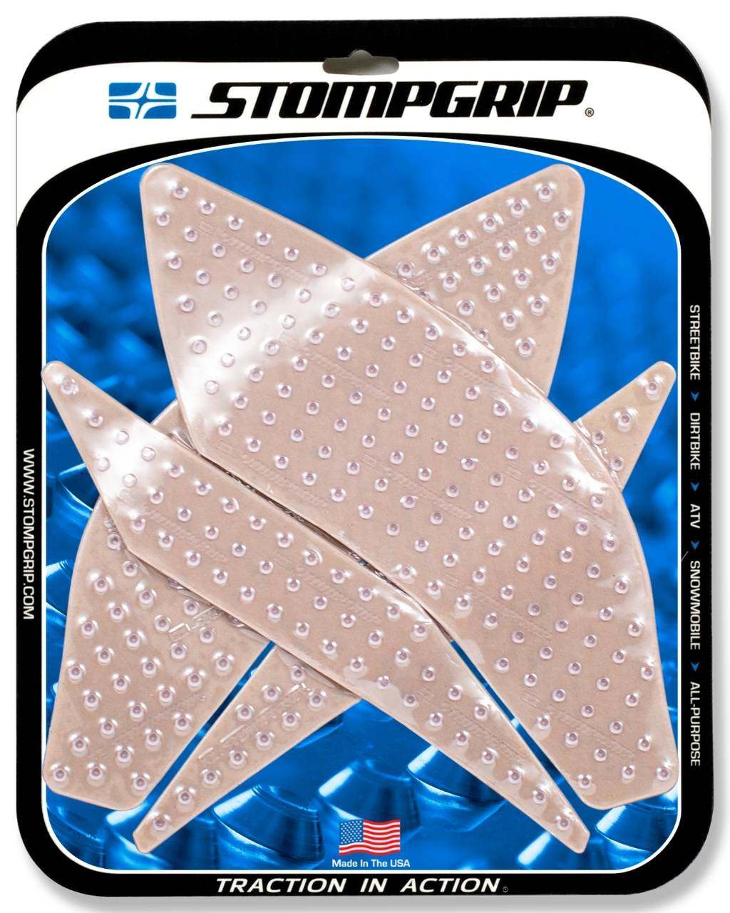 STOMPGRIP ストンプグリップ トラクションパッド ストリートバイクキット カラー 満点の