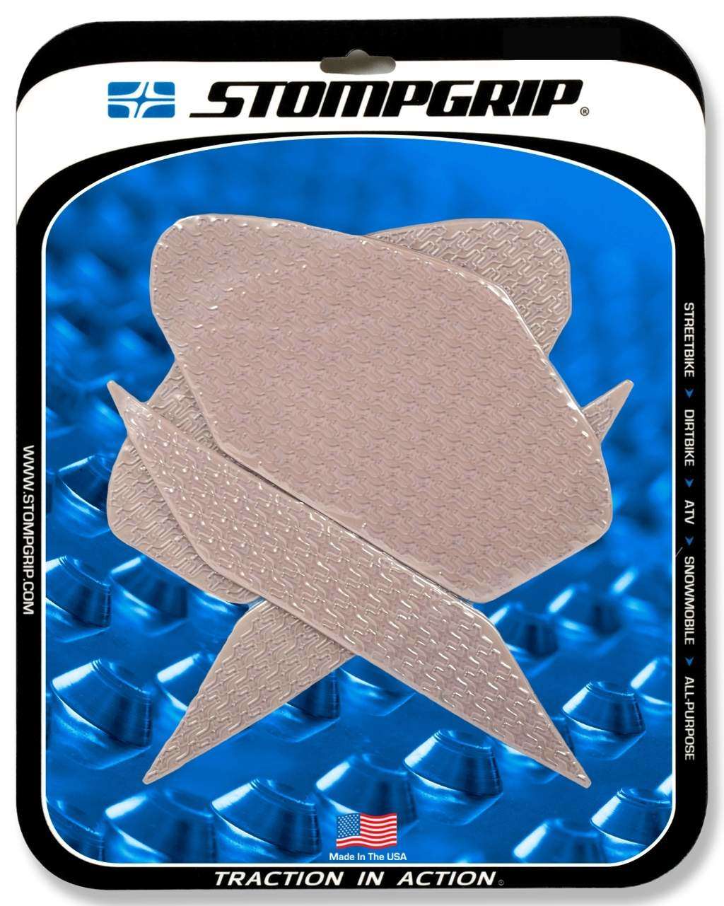 STOMPGRIP ストンプグリップ トラクションパッド ストリートバイクキット【ICON】 NINJA400 Ninja250 KAWASAKI カワサキ ニーグリップパッド タンク関連 外装|ウェビック 店